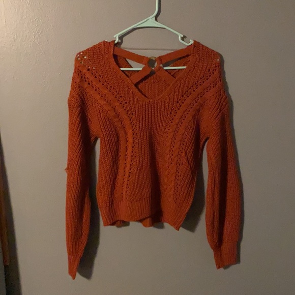 Red Knit Sweater - Picture 3 of 6
